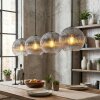 Koyoto lampa wisząca, kula świetlna, lampa wisząca przezroczysty, przydymiony, 4-punktowe