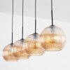 Koyoto lampa wisząca, kula świetlna, lampa wisząca bursztynowy, 4-punktowe