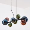 Chehalis lampa wisząca, kula świetlna, lampa wisząca niebeieski, zielony, miedziany, 8-punktowe
