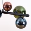 Chehalis lampa wisząca, kula świetlna, lampa wisząca niebeieski, zielony, miedziany, 8-punktowe