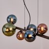 Chehalis lampa wisząca, kula świetlna, lampa wisząca niebeieski, zielony, miedziany, 8-punktowe