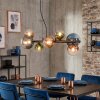 Chehalis lampa wisząca, kula świetlna, lampa wisząca niebeieski, zielony, przezroczysty, miedziany, 8-punktowe