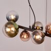 Chehalis lampa wisząca, kula świetlna, lampa wisząca niebeieski, chrom, zielony, przezroczysty, miedziany, przydymiony, 8-punktowe