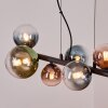 Chehalis lampa wisząca, kula świetlna, lampa wisząca niebeieski, zielony, przezroczysty, miedziany, 8-punktowe