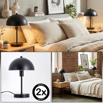 Veltri Lampa stołowa Czarny, 1-punktowy