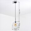Ripoll lampa wisząca, kula świetlna, lampa wisząca przezroczysty, 1-punktowy