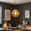 Ripoll lampa wisząca, kula świetlna, lampa wisząca bursztynowy, 1-punktowy