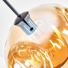 Ripoll lampa wisząca, kula świetlna, lampa wisząca bursztynowy, przezroczysty, 1-punktowy