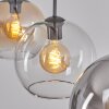 Koyoto lampa wisząca, kula świetlna, lampa wisząca bursztynowy, przezroczysty, przydymiony, 3-punktowe