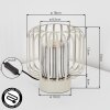 Molan lampa stołowa piaskowy, 1-punktowy