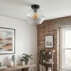 Koyoto lampa sufitowa, kula świetlna 25 cm przezroczysty, 1-punktowy