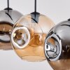 Ripoll lampa wisząca, kula świetlna, lampa wisząca bursztynowy, przydymiony, 4-punktowe