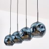 Ripoll lampa wisząca, kula świetlna, lampa wisząca niebeieski, 4-punktowe
