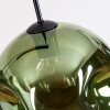 Ripoll lampa wisząca, kula świetlna, lampa wisząca zielony, 4-punktowe