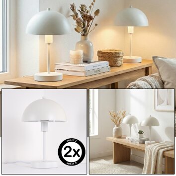 Veltri Lampa stołowa Biały, 1-punktowy