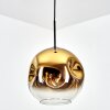 Ripoll lampa wisząca, kula świetlna, lampa wisząca złoty, przezroczysty, 1-punktowy