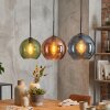 Koyoto lampa wisząca, kula świetlna, lampa wisząca niebeieski, zielony, miedziany, 3-punktowe