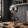 Ripoll lampa wisząca, kula świetlna, lampa wisząca chrom, przydymiony, 1-punktowy