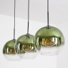 Koyoto lampa wisząca, kula świetlna, lampa wisząca zielony, przezroczysty, 3-punktowe