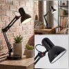 Nurmasuando lampka biurkowa, lampa stołowa LED czarny, 1-punktowy