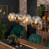 Ripoll lampa wisząca, kula świetlna, lampa wisząca bursztynowy, przydymiony, 4-punktowe