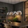 Ripoll lampa wisząca, kula świetlna, lampa wisząca bursztynowy, przezroczysty, przydymiony, 4-punktowe