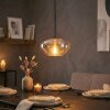 Mertola lampa wisząca, lampa wisząca bursztynowy, 1-punktowy