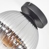 Koyoto lampa sufitowa, kula świetlna 20 cm przezroczysty, przydymiony, 1-punktowy