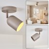 Horen lampa sufitowa, spot sufitowy piaskowy, 1-punktowy