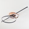 Goren lampa sufitowa LED miedziany, czarny, 1-punktowy