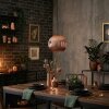 Ripoll lampa wisząca, kula świetlna, lampa wisząca miedziany, 1-punktowy