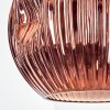 Ripoll lampa wisząca, kula świetlna, lampa wisząca miedziany, 1-punktowy