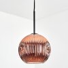 Ripoll lampa wisząca, kula świetlna, lampa wisząca miedziany, 1-punktowy