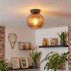 Koyoto lampa sufitowa, kula świetlna miedziany, 1-punktowy
