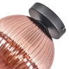 Koyoto lampa sufitowa, kula świetlna miedziany, 1-punktowy