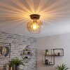 Koyoto lampa sufitowa, kula świetlna 20 cm bursztynowy, przezroczysty, 1-punktowy