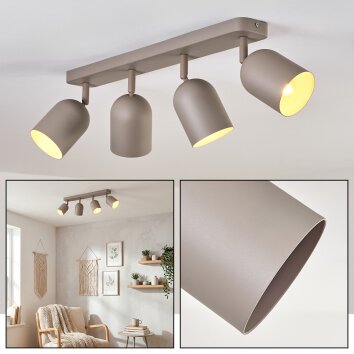 Horen lampa sufitowa, spot sufitowy piaskowy, 4-punktowe