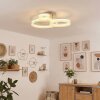 Jalek lampa sufitowa LED piaskowy, 1-punktowy