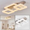 Jalek lampa sufitowa LED piaskowy, 1-punktowy