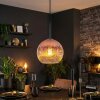 Ripoll lampa wisząca, kula świetlna, lampa wisząca przezroczysty, miedziany, 1-punktowy