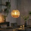 Ripoll lampa wisząca, kula świetlna, lampa wisząca złoty, 1-punktowy