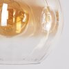 Koyoto lampa wisząca, kula świetlna, lampa wisząca bursztynowy, przezroczysty, przydymiony, 3-punktowe
