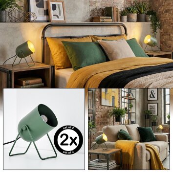 Horen Lampa stołowa Zielony, 1-punktowy