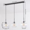 Koyoto lampa wisząca, kula świetlna, lampa wisząca przezroczysty, 3-punktowe