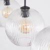 Koyoto lampa wisząca, kula świetlna, lampa wisząca przezroczysty, 3-punktowe