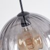 Koyoto lampa wisząca, kula świetlna, lampa wisząca przezroczysty, przydymiony, 3-punktowe