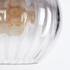 Koyoto lampa wisząca, kula świetlna, lampa wisząca przezroczysty, przydymiony, 3-punktowe