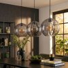 Koyoto lampa wisząca, kula świetlna, lampa wisząca przydymiony, 3-punktowe