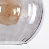 Koyoto lampa wisząca, kula świetlna, lampa wisząca przydymiony, 3-punktowe