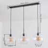 Koyoto lampa wisząca, kula świetlna, lampa wisząca przezroczysty, 3-punktowe